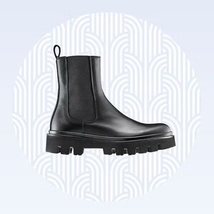KOIO Leather Chelsea Lug Sole Boots 6.5 euro 37
